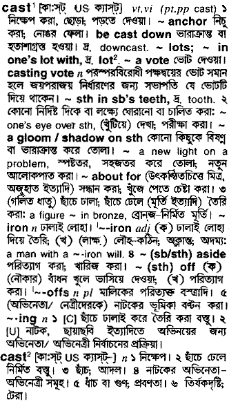 Cast Bengali Meaning Cast Meaning In Bengali At English Bangla